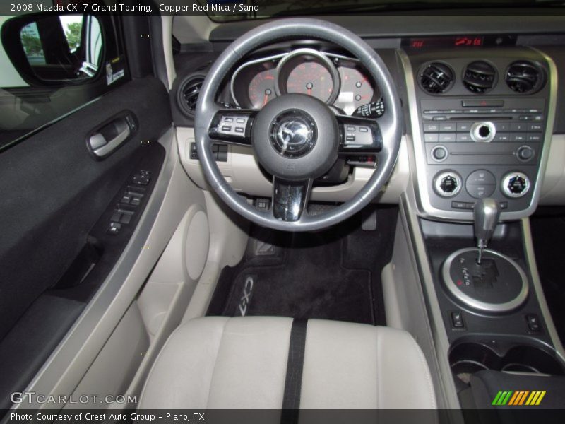 Copper Red Mica / Sand 2008 Mazda CX-7 Grand Touring