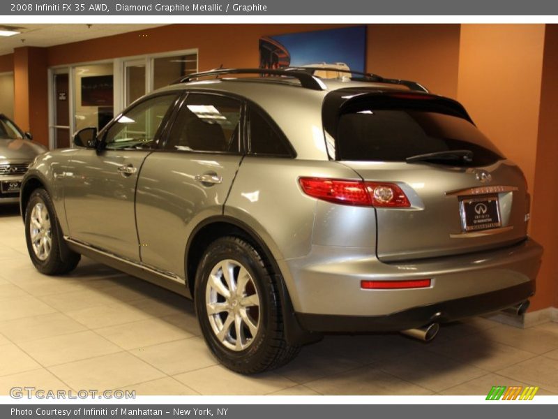 Diamond Graphite Metallic / Graphite 2008 Infiniti FX 35 AWD