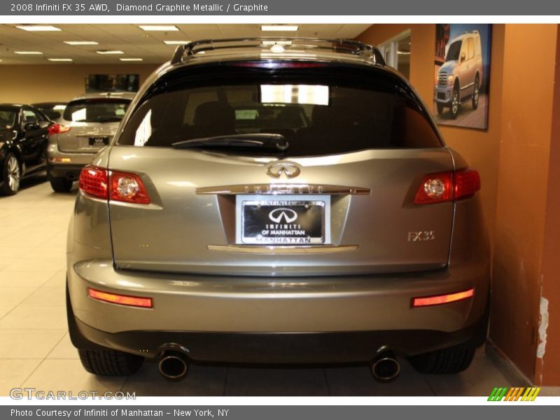 Diamond Graphite Metallic / Graphite 2008 Infiniti FX 35 AWD