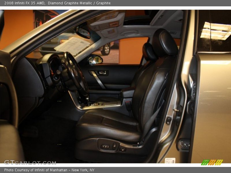 Diamond Graphite Metallic / Graphite 2008 Infiniti FX 35 AWD