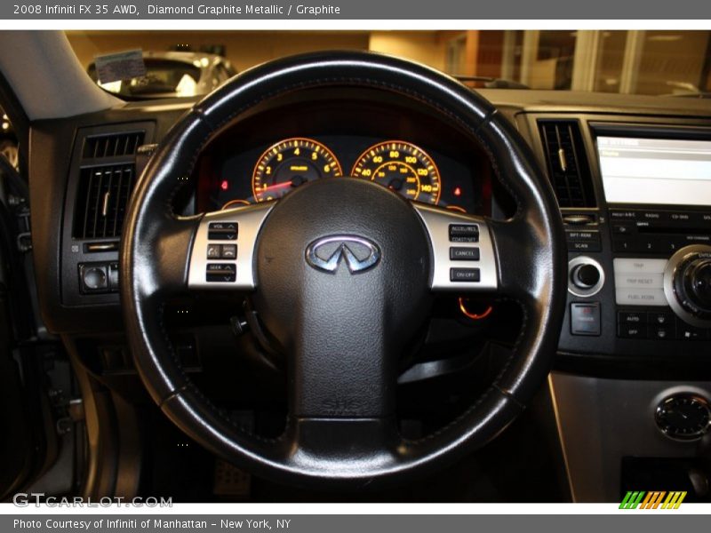 Diamond Graphite Metallic / Graphite 2008 Infiniti FX 35 AWD