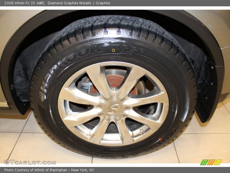 Diamond Graphite Metallic / Graphite 2008 Infiniti FX 35 AWD