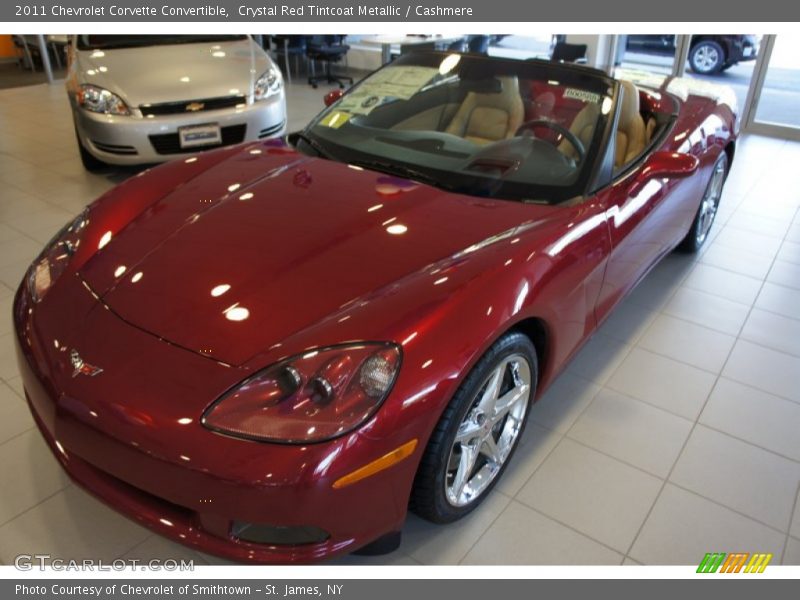 Crystal Red Tintcoat Metallic / Cashmere 2011 Chevrolet Corvette Convertible