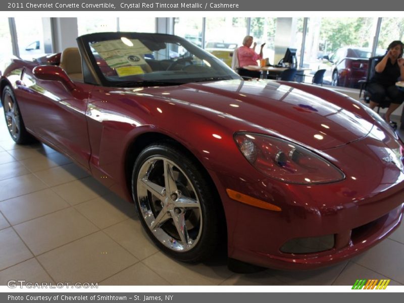 Crystal Red Tintcoat Metallic / Cashmere 2011 Chevrolet Corvette Convertible