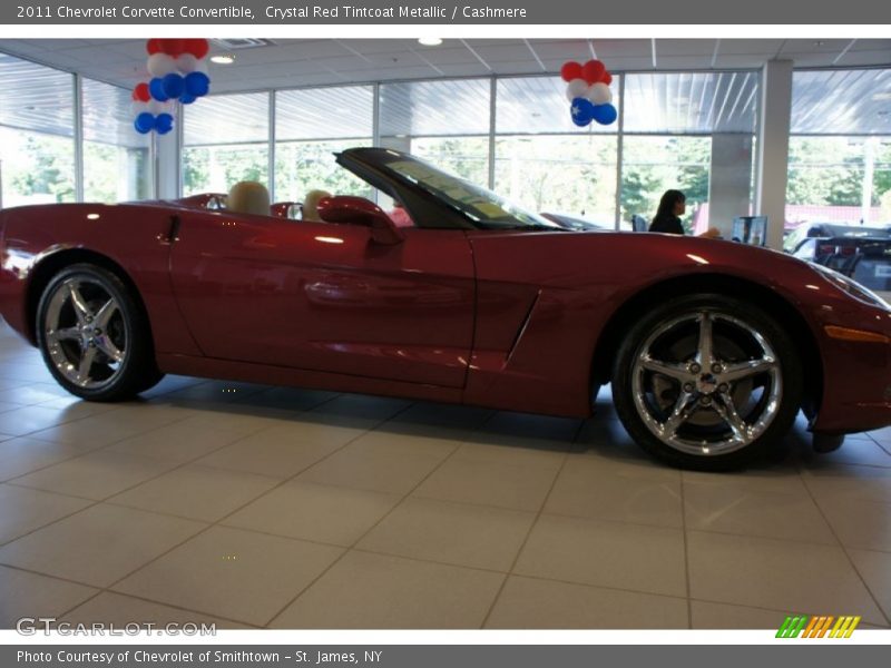 Crystal Red Tintcoat Metallic / Cashmere 2011 Chevrolet Corvette Convertible