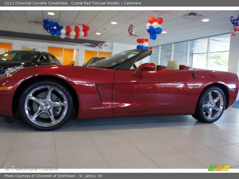 Crystal Red Tintcoat Metallic / Cashmere 2011 Chevrolet Corvette Convertible