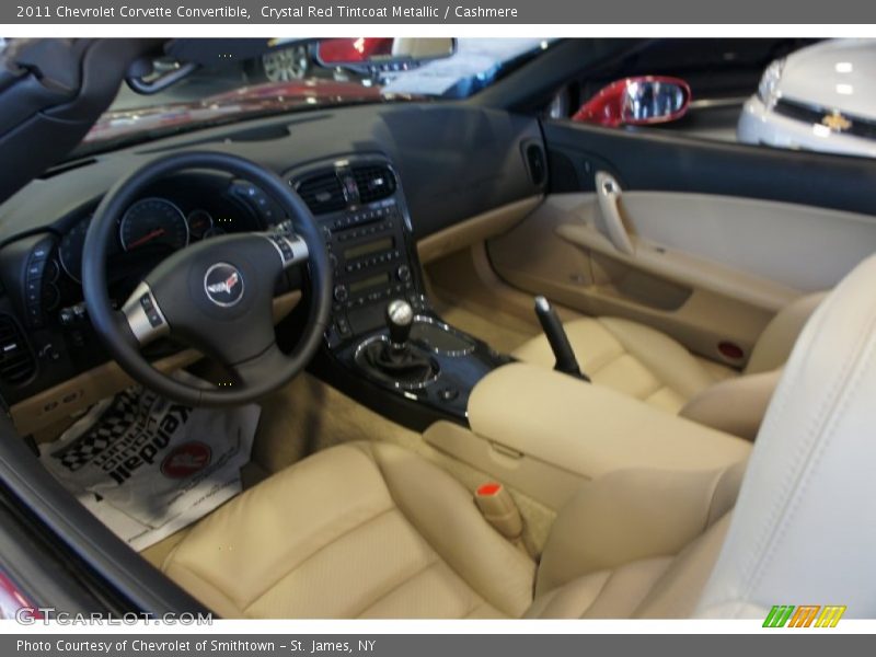  2011 Corvette Convertible Cashmere Interior