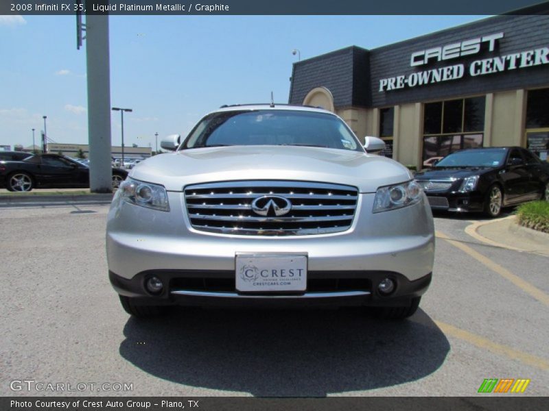Liquid Platinum Metallic / Graphite 2008 Infiniti FX 35
