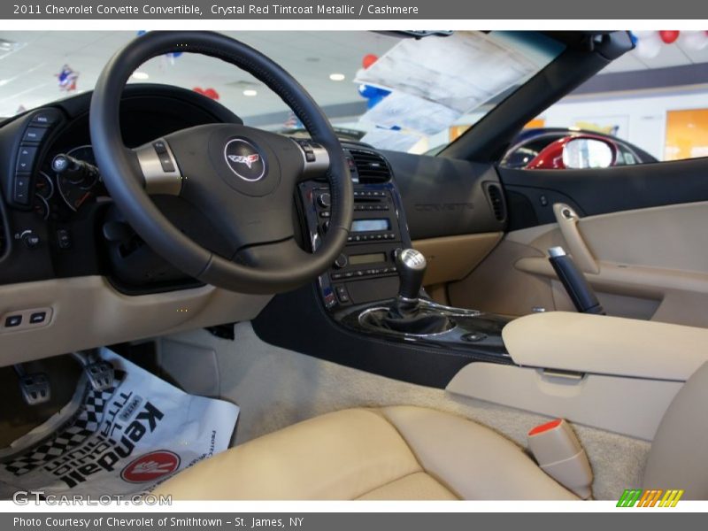 Crystal Red Tintcoat Metallic / Cashmere 2011 Chevrolet Corvette Convertible