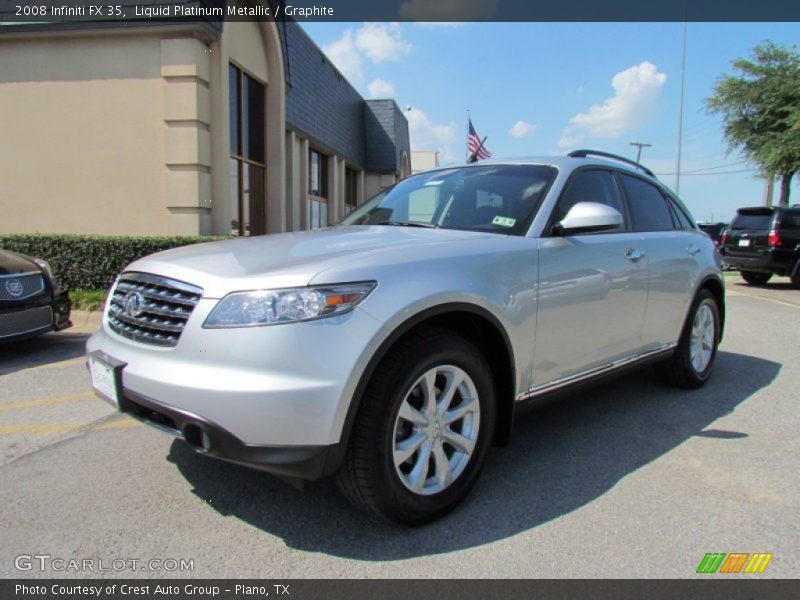 Liquid Platinum Metallic / Graphite 2008 Infiniti FX 35