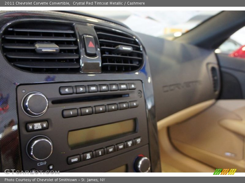 Crystal Red Tintcoat Metallic / Cashmere 2011 Chevrolet Corvette Convertible