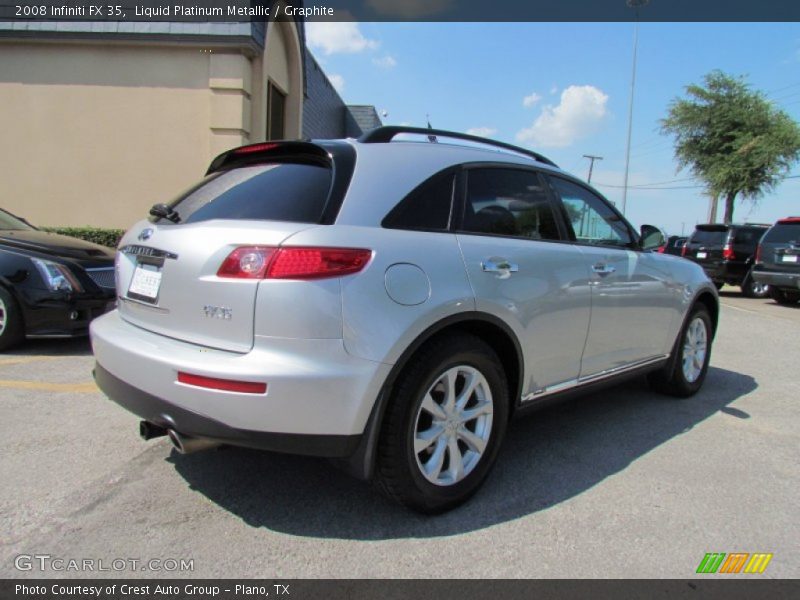 Liquid Platinum Metallic / Graphite 2008 Infiniti FX 35