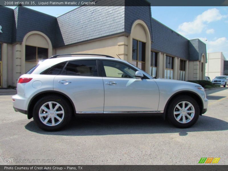 Liquid Platinum Metallic / Graphite 2008 Infiniti FX 35