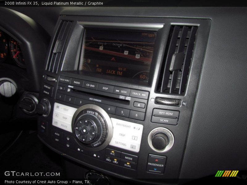 Liquid Platinum Metallic / Graphite 2008 Infiniti FX 35