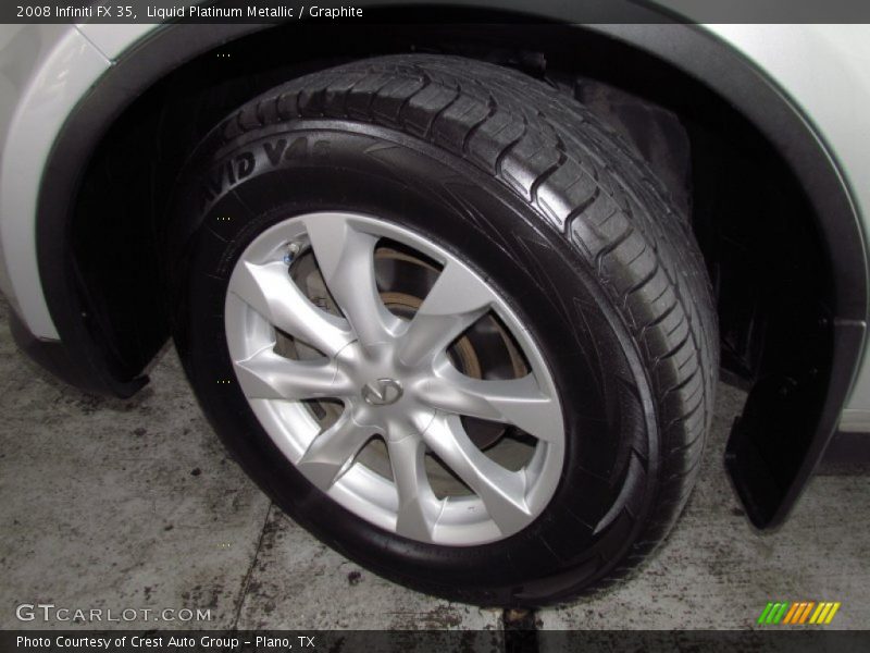 Liquid Platinum Metallic / Graphite 2008 Infiniti FX 35