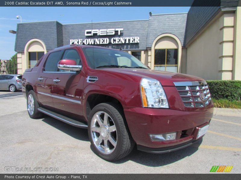 Sonoma Red / Cocoa/Light Cashmere 2008 Cadillac Escalade EXT AWD