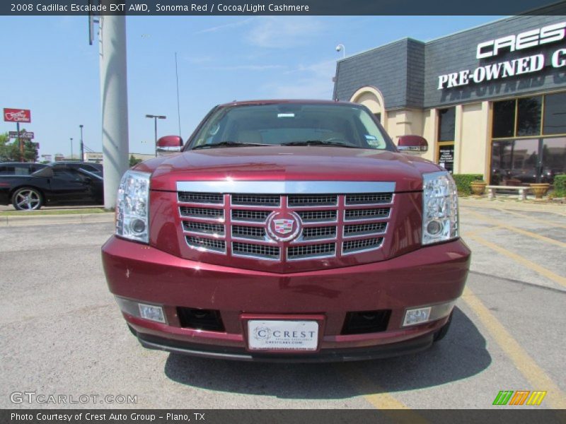Sonoma Red / Cocoa/Light Cashmere 2008 Cadillac Escalade EXT AWD