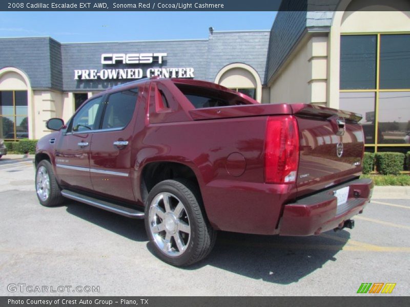 Sonoma Red / Cocoa/Light Cashmere 2008 Cadillac Escalade EXT AWD
