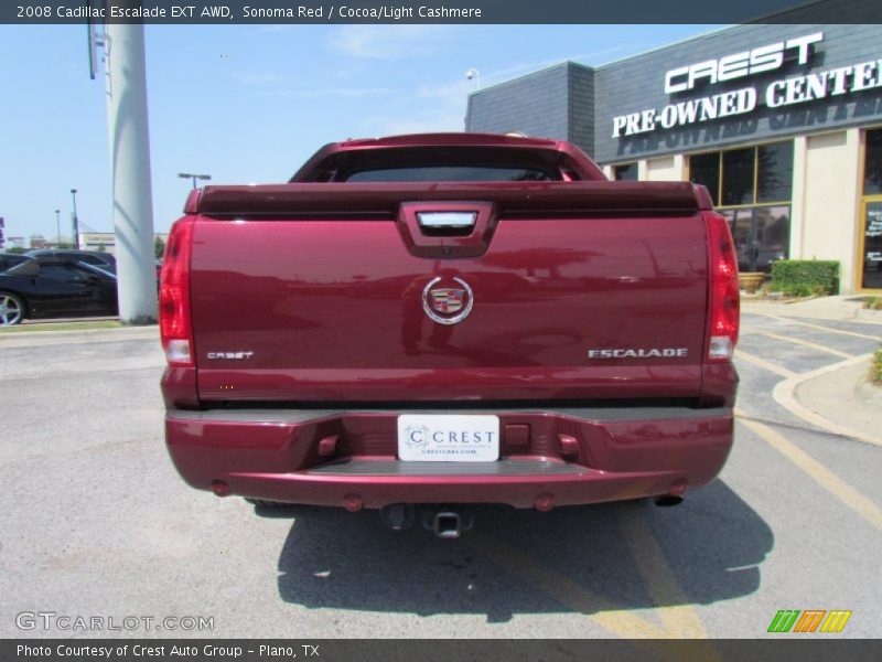 Sonoma Red / Cocoa/Light Cashmere 2008 Cadillac Escalade EXT AWD