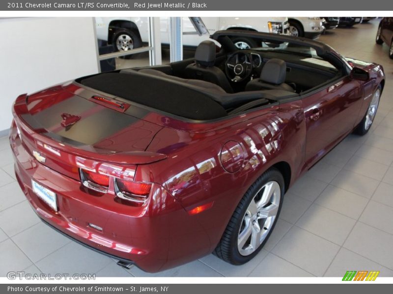 Red Jewel Metallic / Black 2011 Chevrolet Camaro LT/RS Convertible