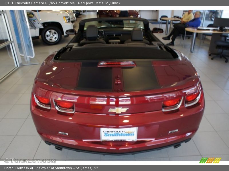 Red Jewel Metallic / Black 2011 Chevrolet Camaro LT/RS Convertible