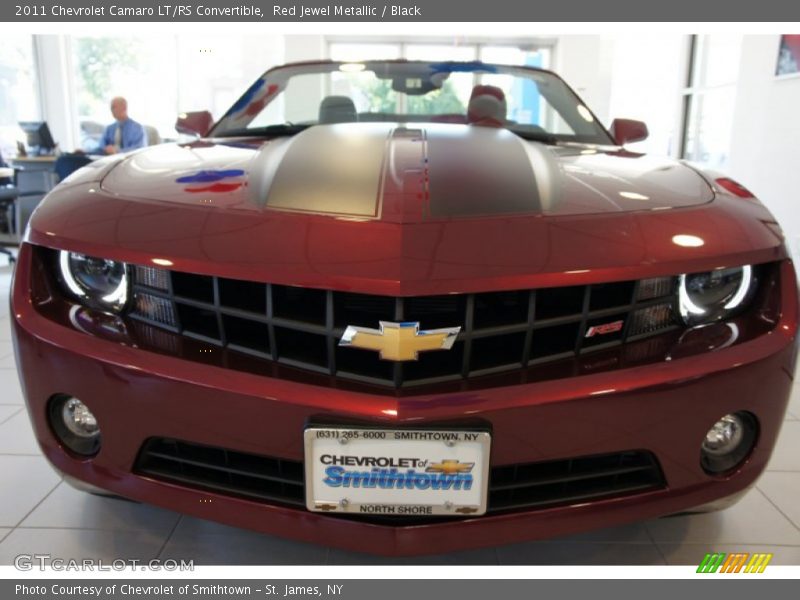Red Jewel Metallic / Black 2011 Chevrolet Camaro LT/RS Convertible