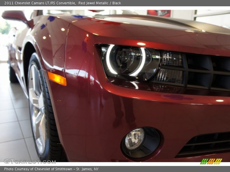 Red Jewel Metallic / Black 2011 Chevrolet Camaro LT/RS Convertible