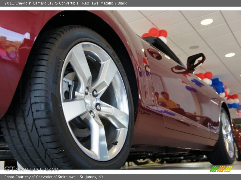 Red Jewel Metallic / Black 2011 Chevrolet Camaro LT/RS Convertible
