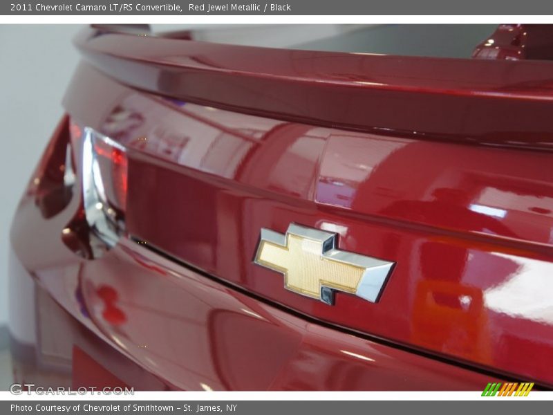 Red Jewel Metallic / Black 2011 Chevrolet Camaro LT/RS Convertible