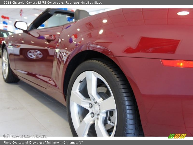 Red Jewel Metallic / Black 2011 Chevrolet Camaro LT/RS Convertible