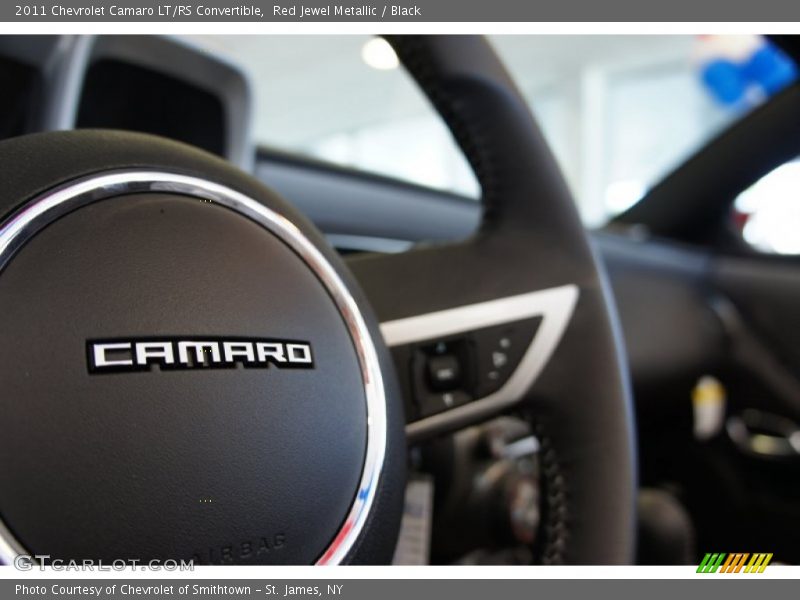 Red Jewel Metallic / Black 2011 Chevrolet Camaro LT/RS Convertible