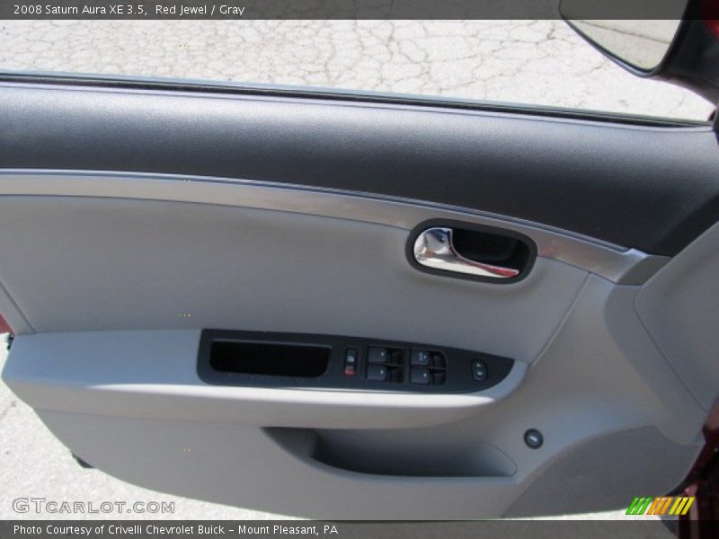 Red Jewel / Gray 2008 Saturn Aura XE 3.5