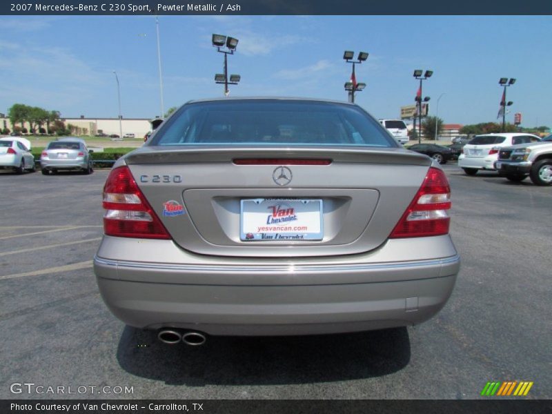 Pewter Metallic / Ash 2007 Mercedes-Benz C 230 Sport