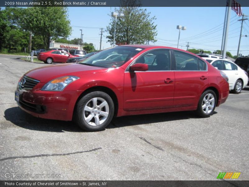 Red Brick Metallic / Charcoal 2009 Nissan Altima 2.5 S