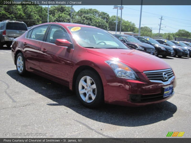 Red Brick Metallic / Charcoal 2009 Nissan Altima 2.5 S