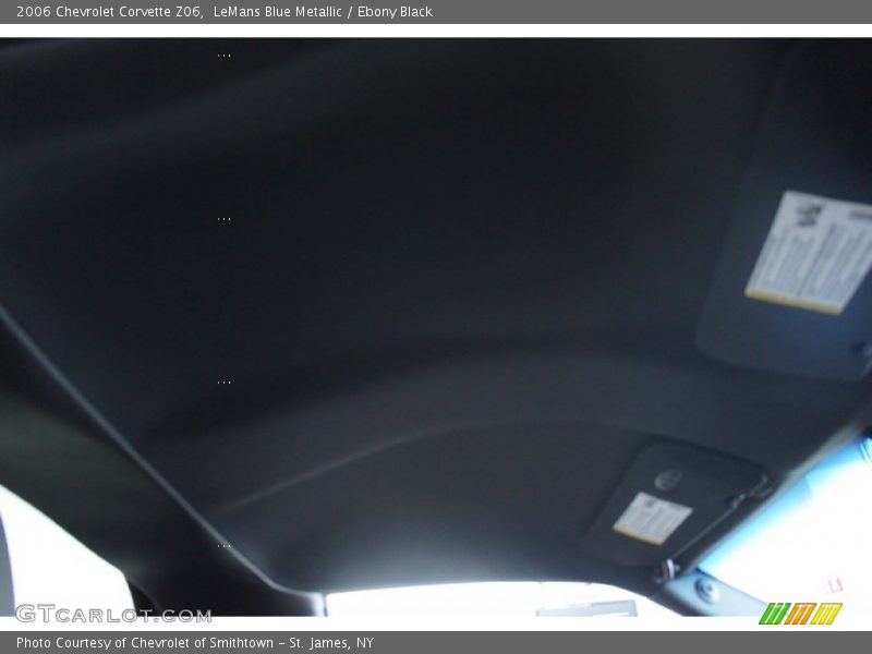 LeMans Blue Metallic / Ebony Black 2006 Chevrolet Corvette Z06