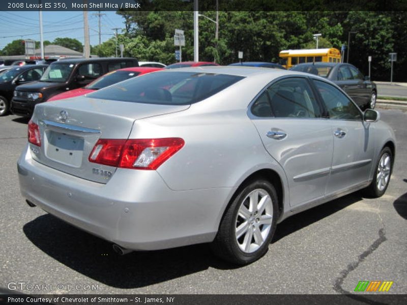 Moon Shell Mica / Black 2008 Lexus ES 350