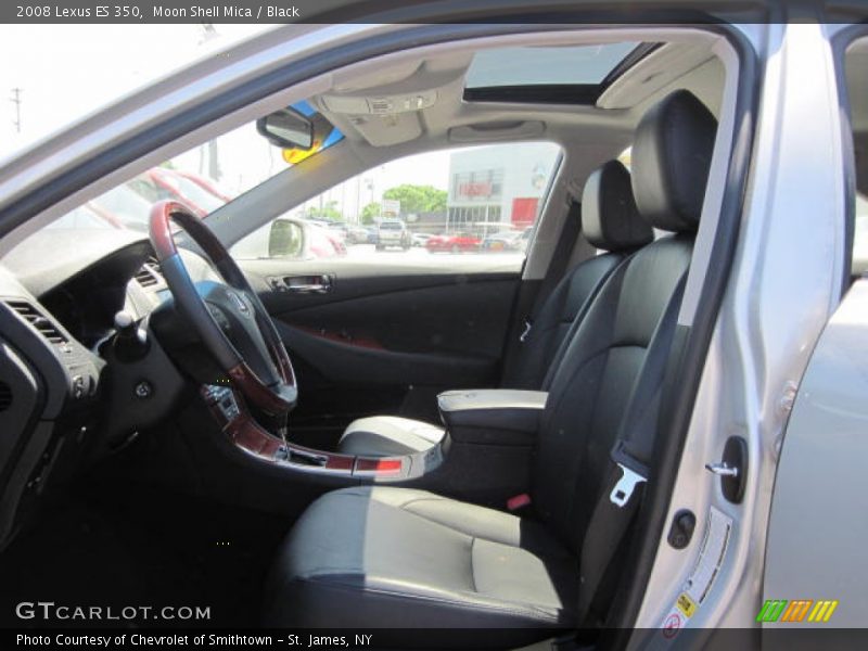 Moon Shell Mica / Black 2008 Lexus ES 350