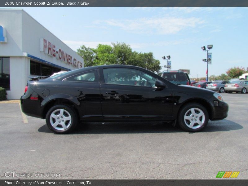 Black / Gray 2008 Chevrolet Cobalt LS Coupe