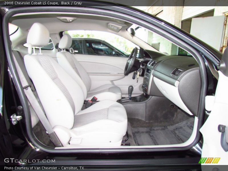 Black / Gray 2008 Chevrolet Cobalt LS Coupe