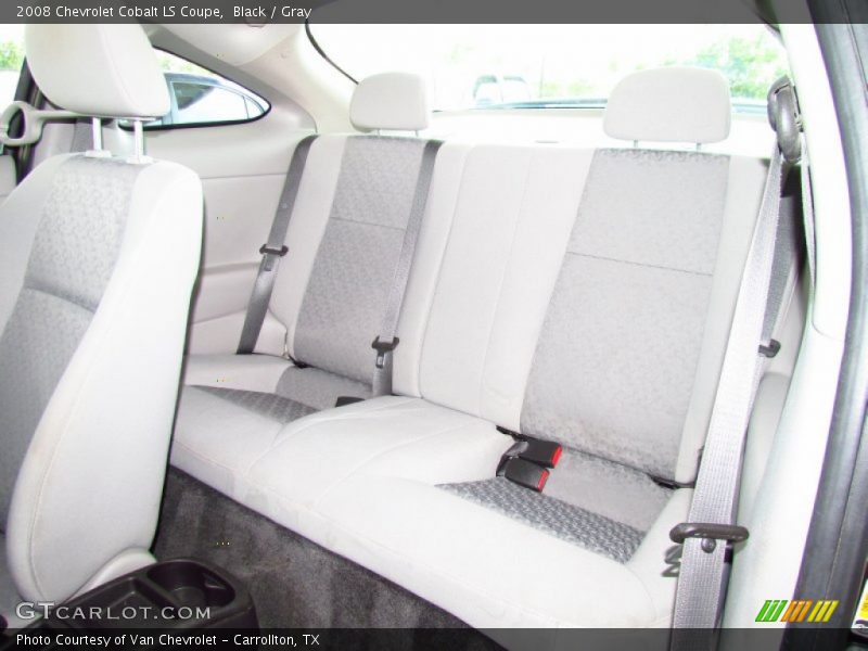 Black / Gray 2008 Chevrolet Cobalt LS Coupe