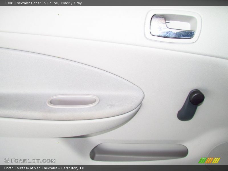 Black / Gray 2008 Chevrolet Cobalt LS Coupe
