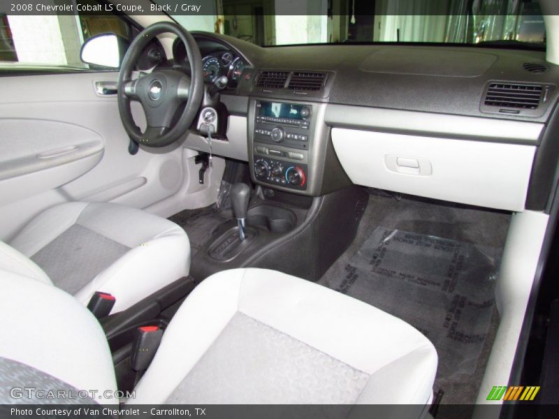 Black / Gray 2008 Chevrolet Cobalt LS Coupe
