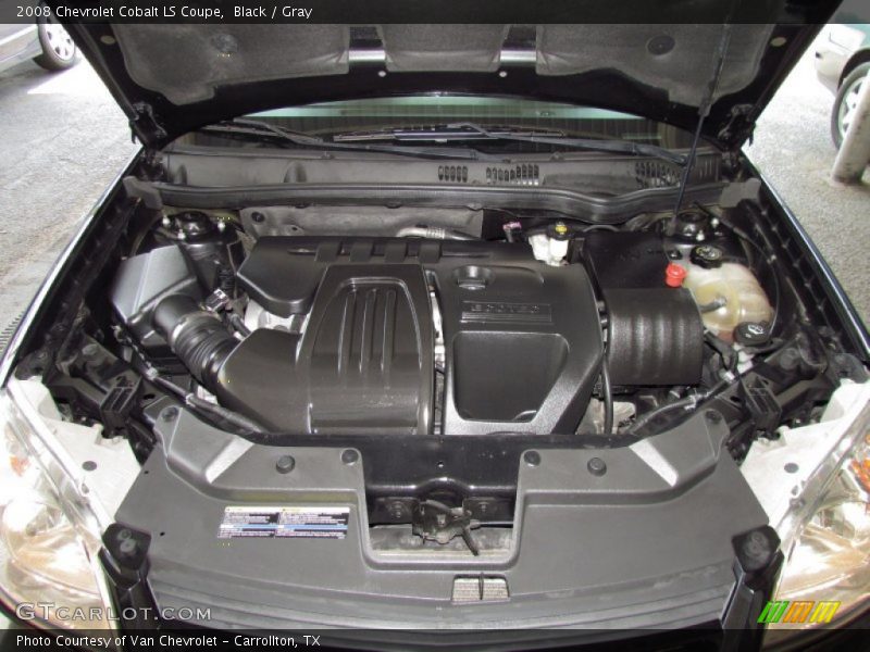 Black / Gray 2008 Chevrolet Cobalt LS Coupe