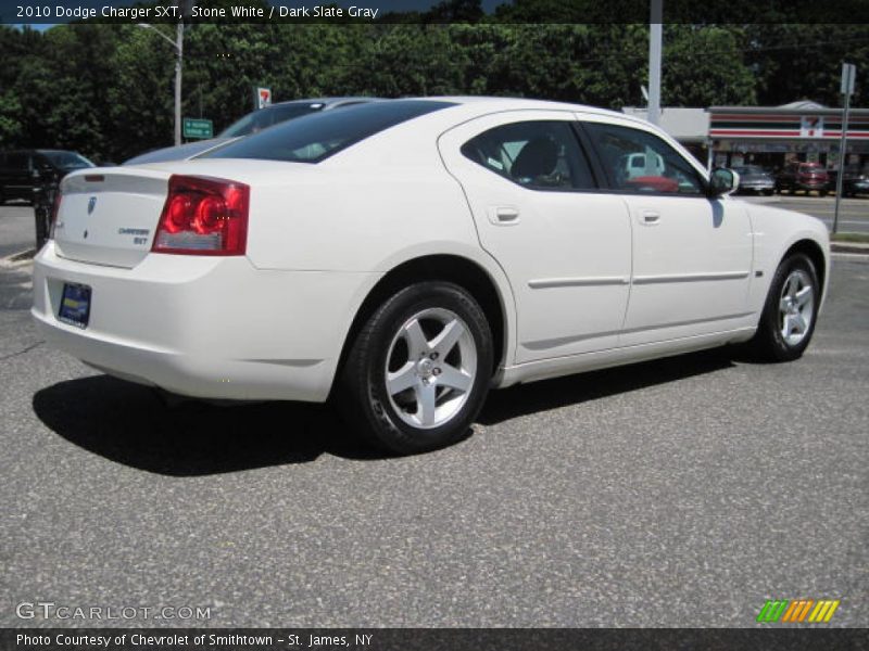 Stone White / Dark Slate Gray 2010 Dodge Charger SXT