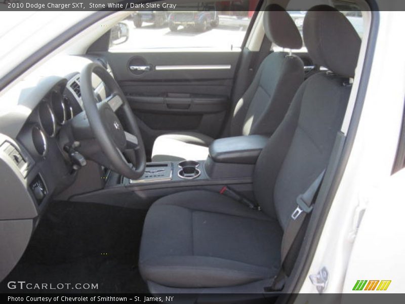 Stone White / Dark Slate Gray 2010 Dodge Charger SXT