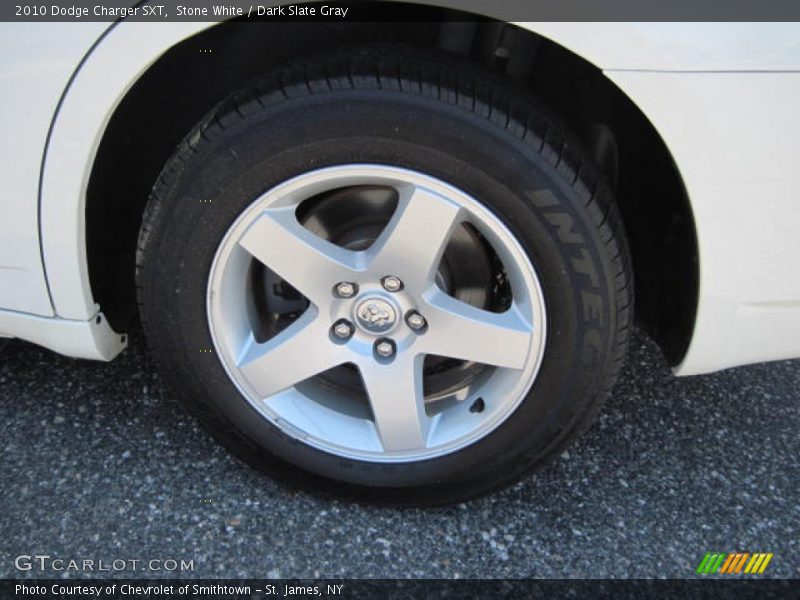 Stone White / Dark Slate Gray 2010 Dodge Charger SXT