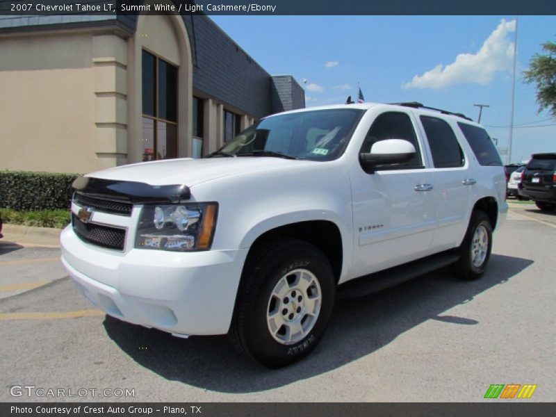 Summit White / Light Cashmere/Ebony 2007 Chevrolet Tahoe LT