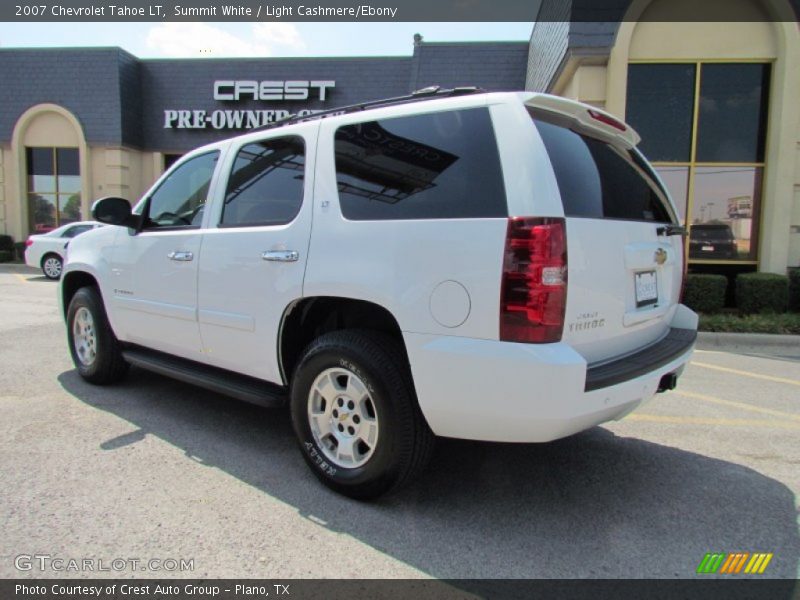 Summit White / Light Cashmere/Ebony 2007 Chevrolet Tahoe LT