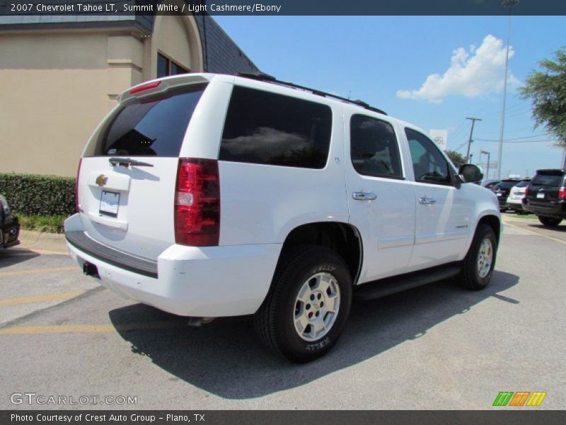 Summit White / Light Cashmere/Ebony 2007 Chevrolet Tahoe LT